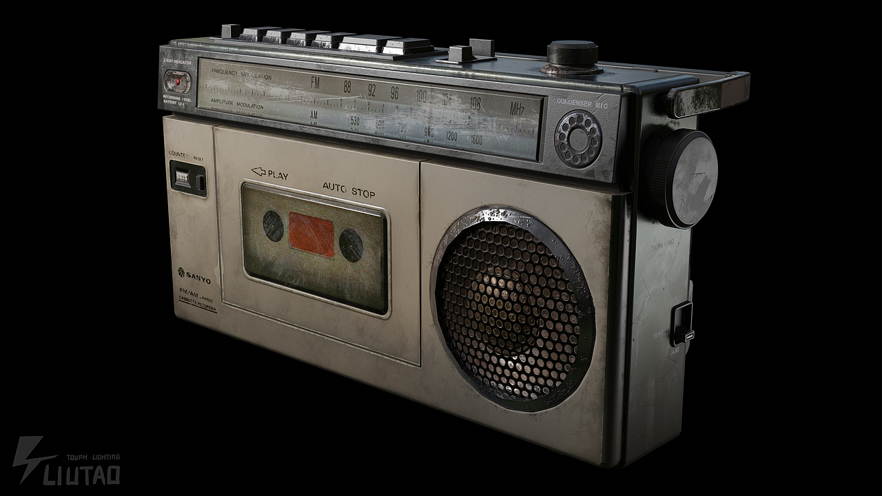 旧收音机建模（图ZMzEwODQwMTA4） - 机械/交通 - 站酷设计师在下六涛原创素材 - 站酷ZCOOL