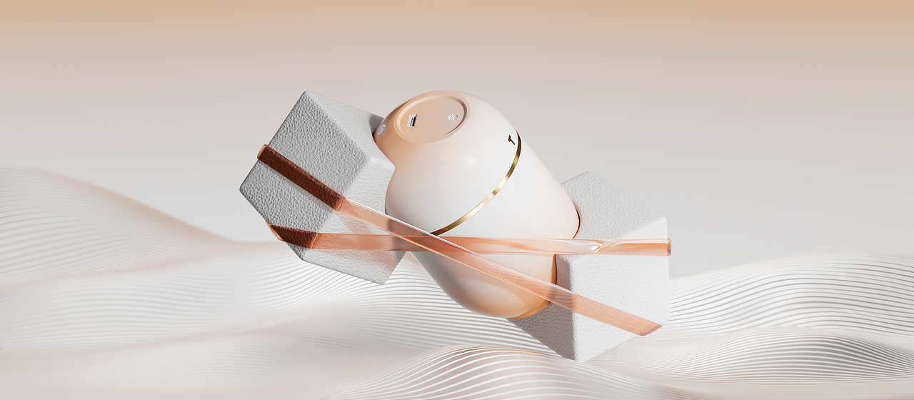 C4D建模\渲染-加湿器（图ZMzY0NTI2OTg0） - 产品 - 站酷设计师萤火流光原创素材 - 站酷ZCOOL