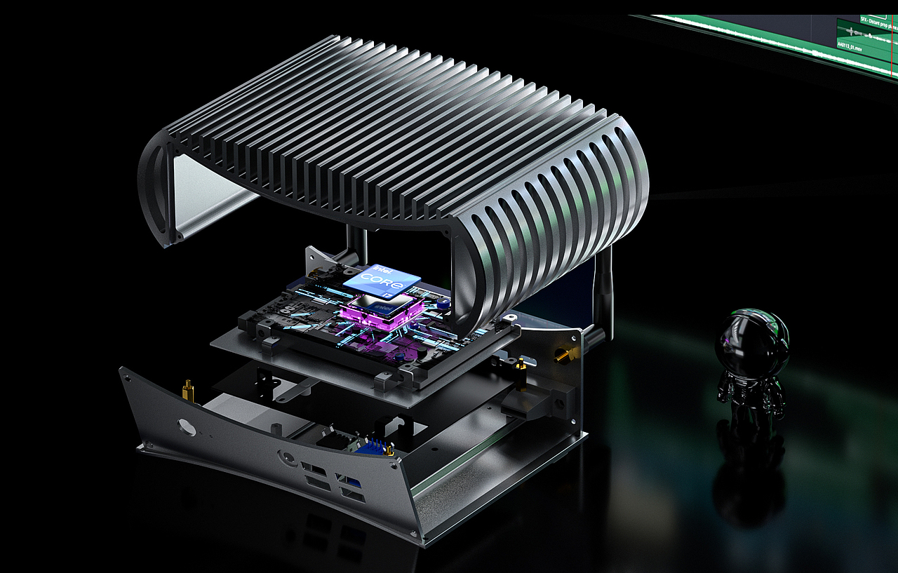 视觉三维渲染 —— 迷你电脑 / mini PC（图ZMzQzNjM5MzE2） - 场景 - 站酷设计师xiQiren原创素材 - 站酷ZCOOL