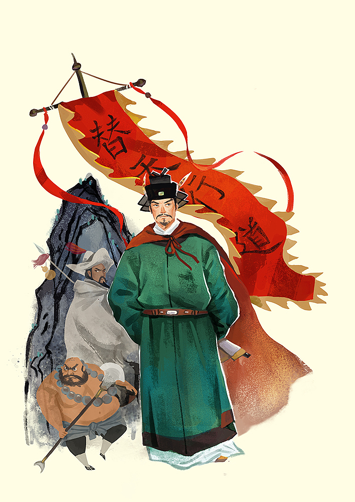 少儿经典名著封面（中国篇）（图ZMjk2Mjg5Mzky） - 儿童插画 - 站酷设计师AmeiLili原创素材 - 站酷ZCOOL