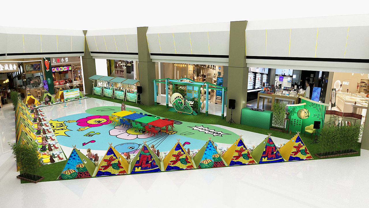 晶耀前滩 kideas 亲⼦俱乐部三周年庆