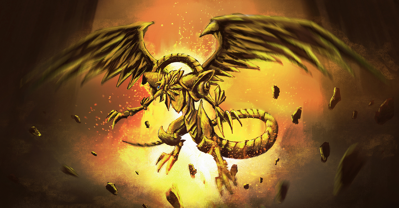 游戏王-拉之翼神龙手绘厚涂（图ZMzY2NTA1MDE2） - 概念设定 - 站酷设计师陳炫原创素材 - 站酷ZCOOL