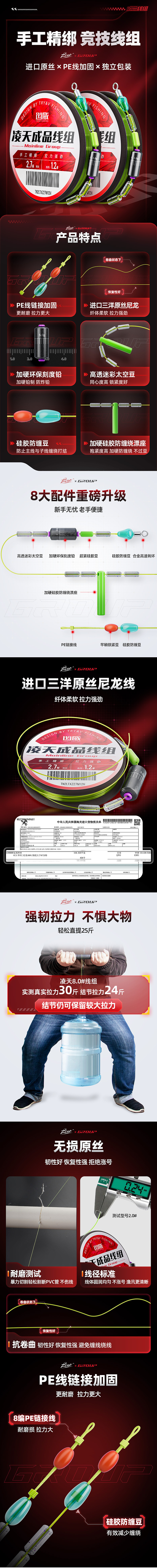 【视觉升级】渔具配件-鱼钩、鱼线组-详情描述设计