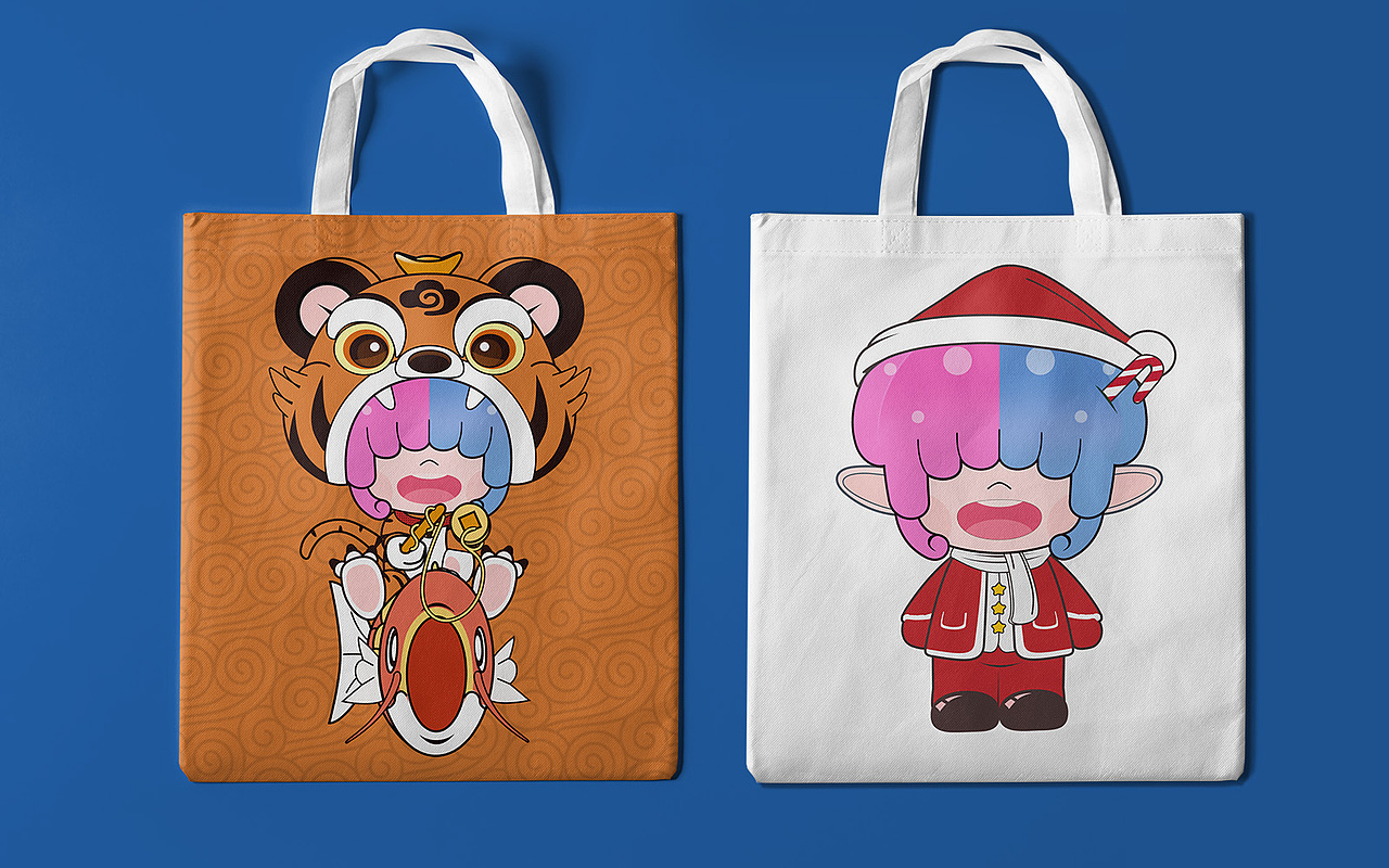 2022个人原创IP设计-muno穆诺|blender建模|虎年圣诞