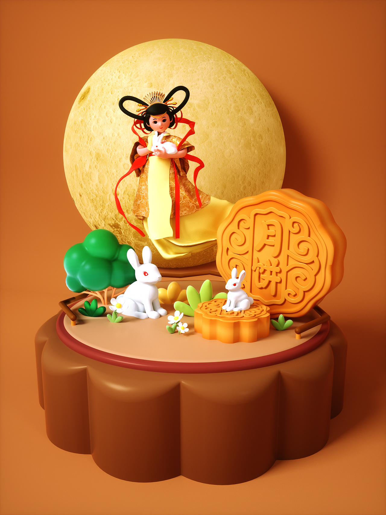 中秋佳节（图ZMzA5NjY2MzIw） - 人物/生物 - 站酷设计师狐言乱娱CHEN原创素材 - 站酷ZCOOL