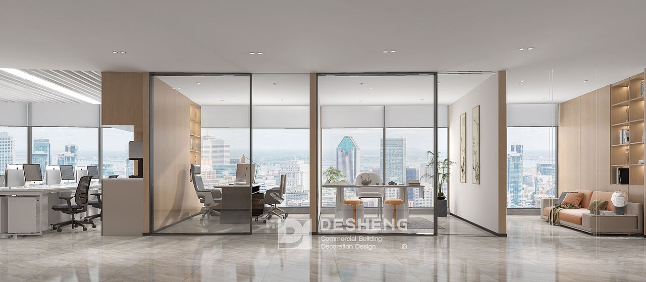 德盛装饰办公室装修案例