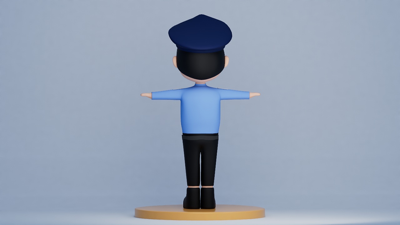 【NICK老师】警察形象建模（男士）（图ZMzAwMDY0MDA4） - 人物/生物 - 站酷设计师Nick老师原创素材 - 站酷ZCOOL