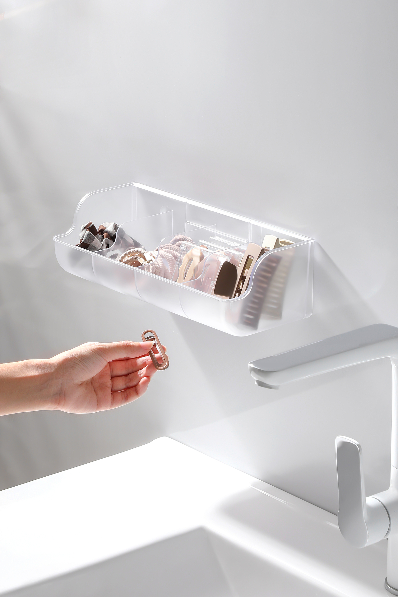 透明置物架拍摄