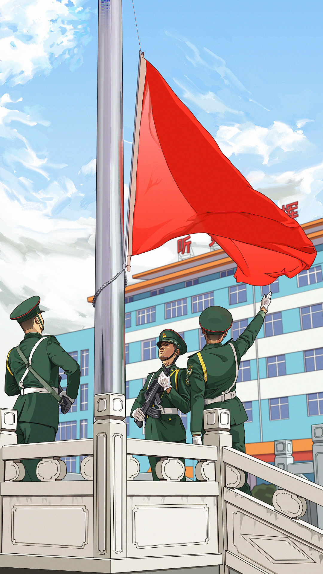 国庆壁纸来袭，赶快收藏使用吧！（图ZMzE3NDI2NDI4） - 艺术插画 - 站酷设计师Z昊楠原创素材 - 站酷ZCOOL
