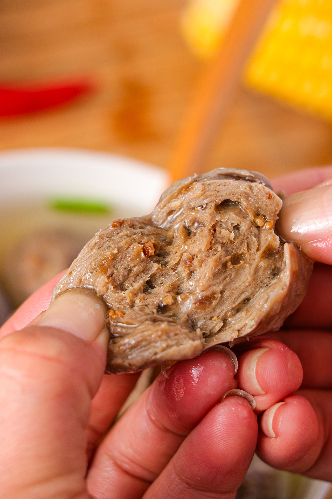 潮汕手打牛肉丸手打牛筋丸潮州特产火锅烧烤食材肉丸子