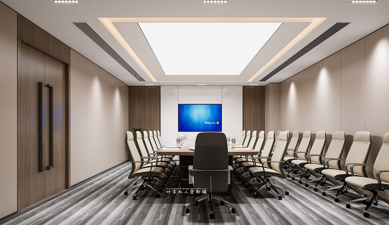 办公室设计案例丨简单大气就够了