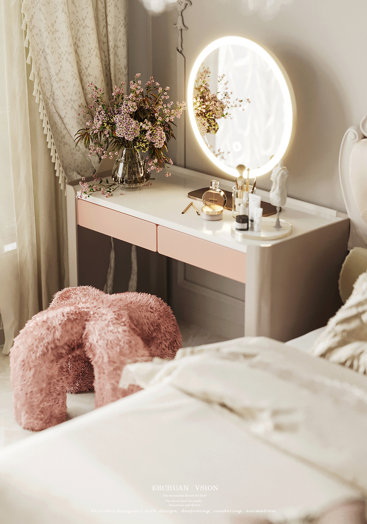 而川视觉丨意式轻法—绽放唯美空间