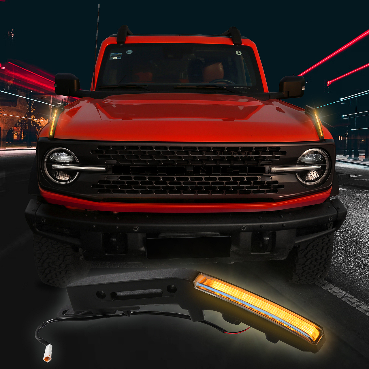 亚马逊汽车配件品类主图详情【机盖把手灯】（图ZMzMyNzEwNzY0） - 海报 - 站酷设计师伍條杠上开花原创素材 - 站酷ZCOOL