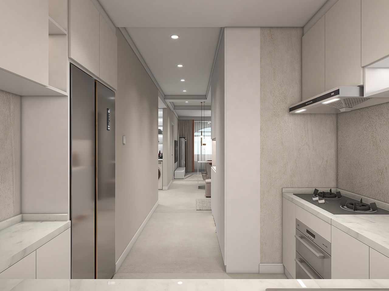 100m² 简约/酷家乐