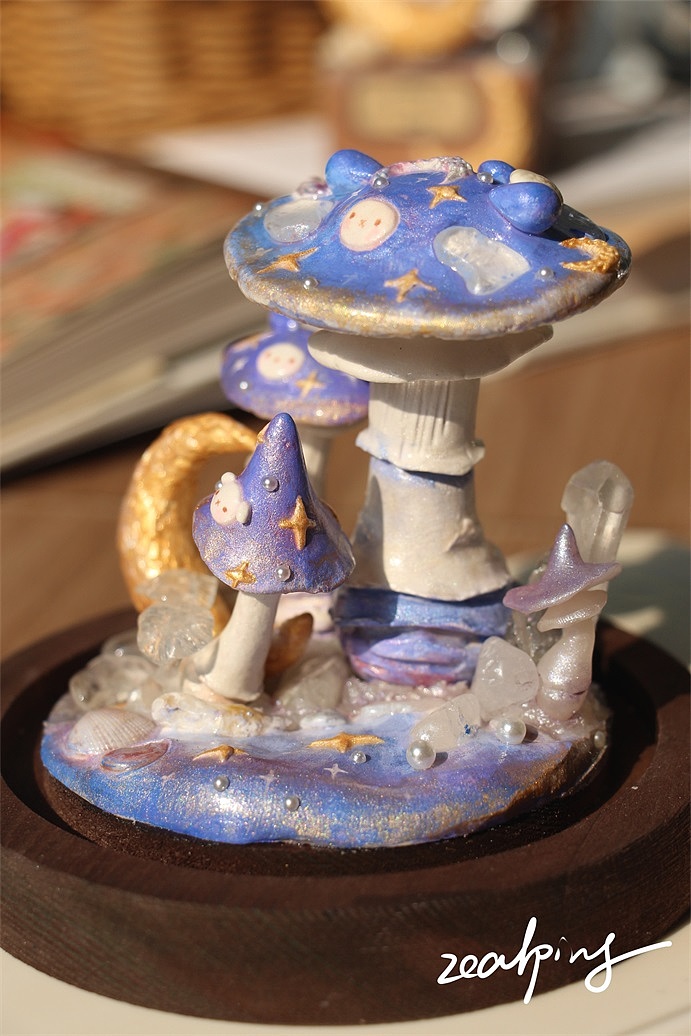 原创浪漫星河月蘑菇兔玻璃罩摆件（图ZMzU3MjE3OTcy） - 其他手工艺 - 站酷设计师zealping原创素材 - 站酷ZCOOL