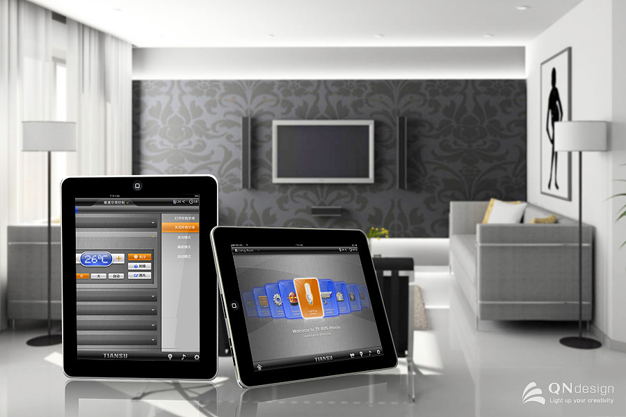 TS-BUS ihome智能家居控制系统界面设计