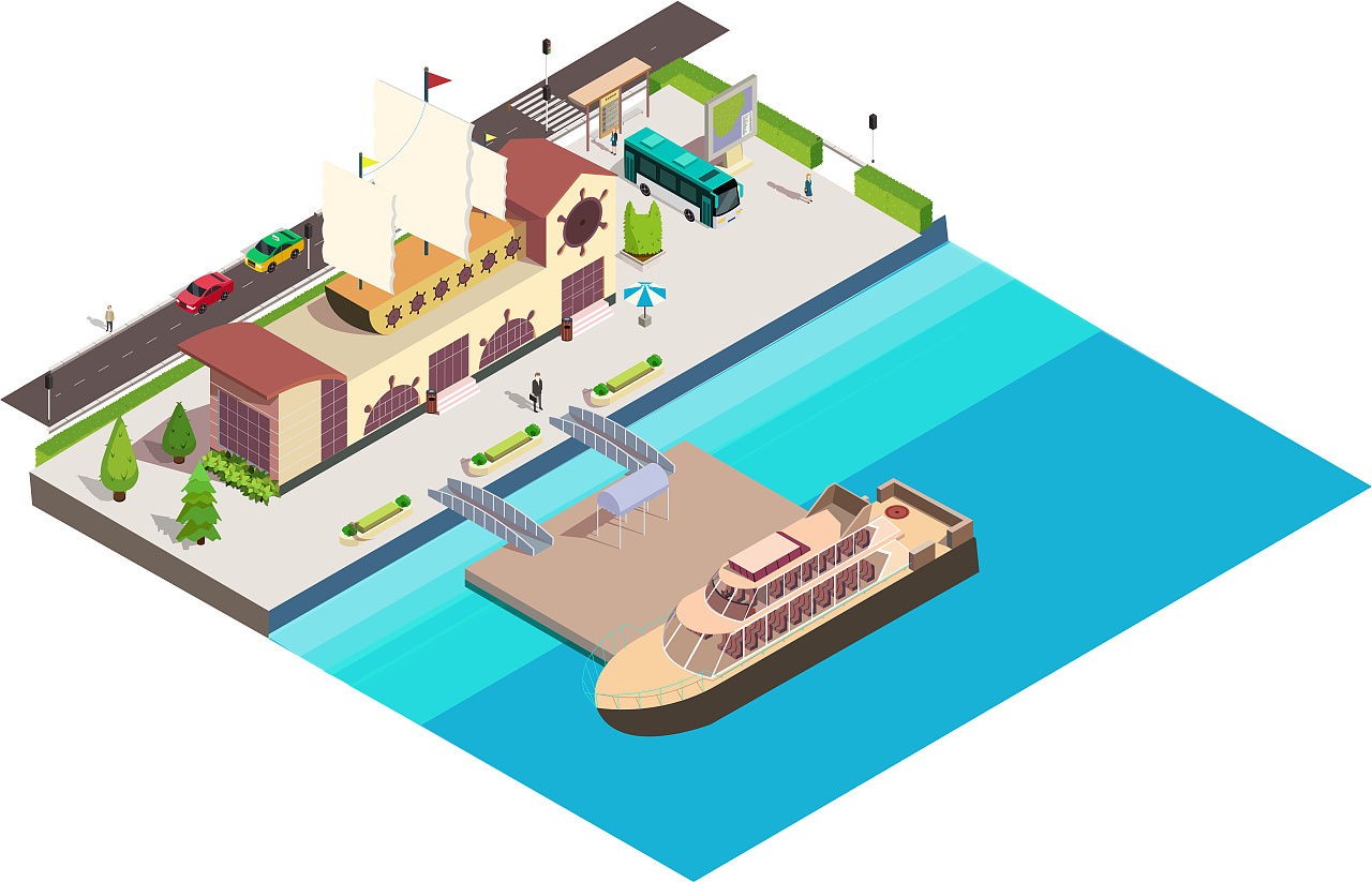 码头|插画|其他插画|sam大叔叔 - 原创作品 - 站酷 (zcool)