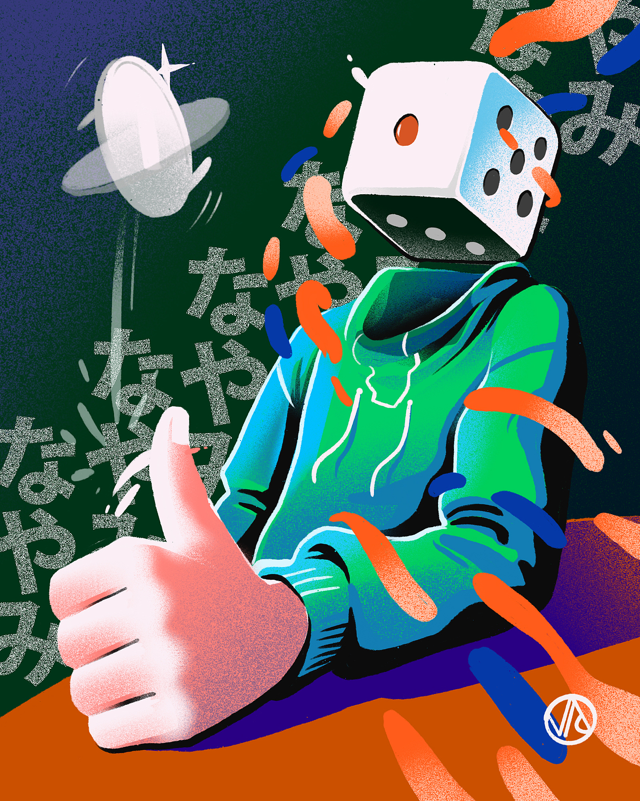 「消极梦」 | procreate自由创作集（图ZMTM3OTIyMjAw） - 创作习作 - 站酷设计师咖喱牛Currynew原创素材 - 站酷ZCOOL