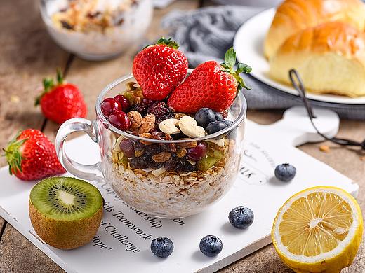 早餐 麦片 拍摄