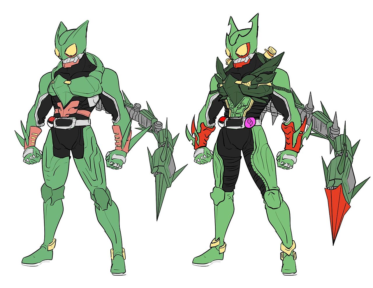 自创奥特曼&假面骑士