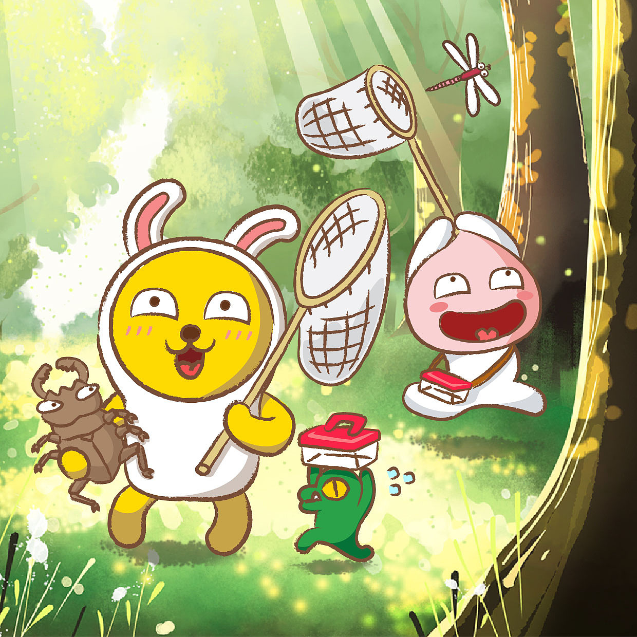 KakaoFriends插画设计（图ZMTExODk4OTc2） - 创作习作 - 站酷设计师kiki微笑原创素材 - 站酷ZCOOL