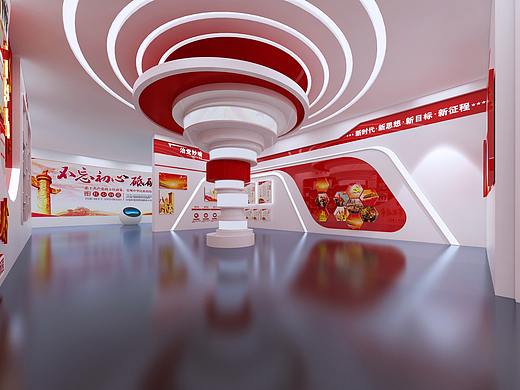新式现代化生活馆设计展示展览展厅3D效果图
