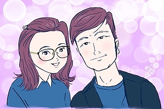 阿进似颜绘2019年现场画像作品（彩色篇）（图ZMTkxOTMwNDMy） - 单幅漫画 - 站酷设计师阿进似颜绘原创素材 - 站酷ZCOOL