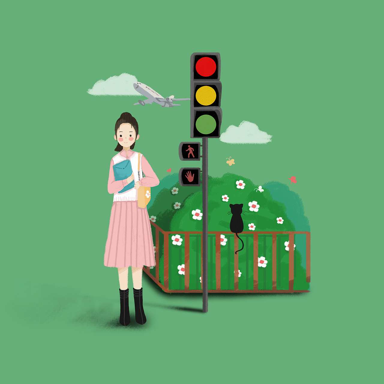 日常中的自己（圖ZMjEzOTUxNDg0） - 創(chuàng)作習作 - 站酷設計師K莫菲子原創(chuàng)素材 - 站酷ZCOOL