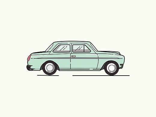 手绘车 动效