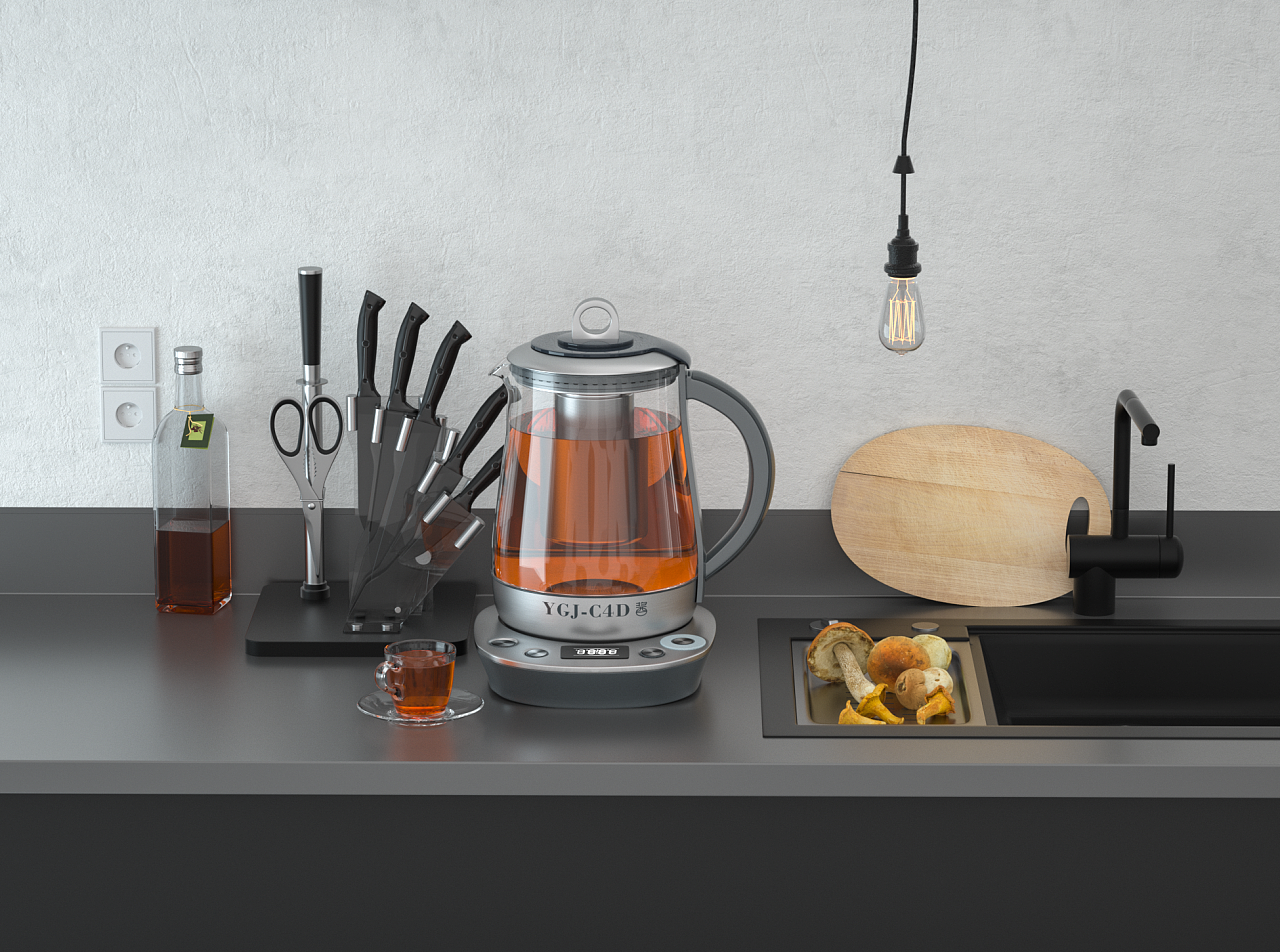 c4d产品场景--生活