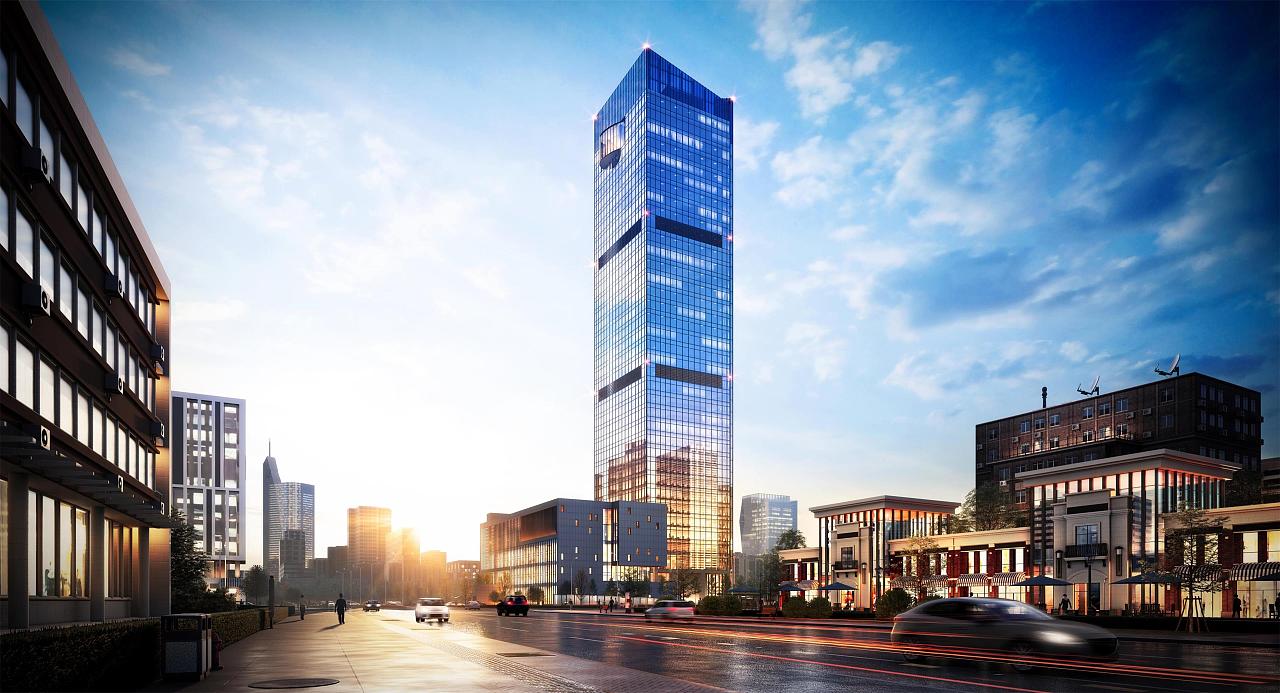 南通国际贸易中心效果表现