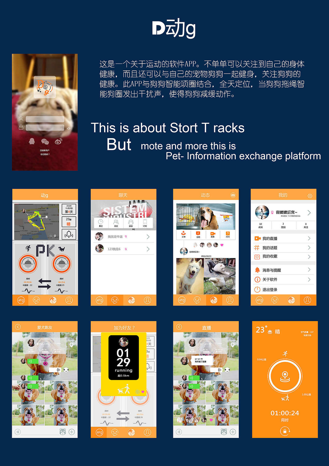 一个关于狗狗的APP软件（图ZOTA4NzIzNTY=） - APP界面 - 站酷设计师用户名HUISHI原创素材 - 站酷ZCOOL