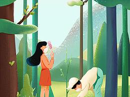 春暖花开  心植希望-植树节