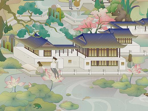 杭州绿城云栖桃花源清新国风地图