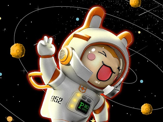 碧桂园登月p仔限量手办