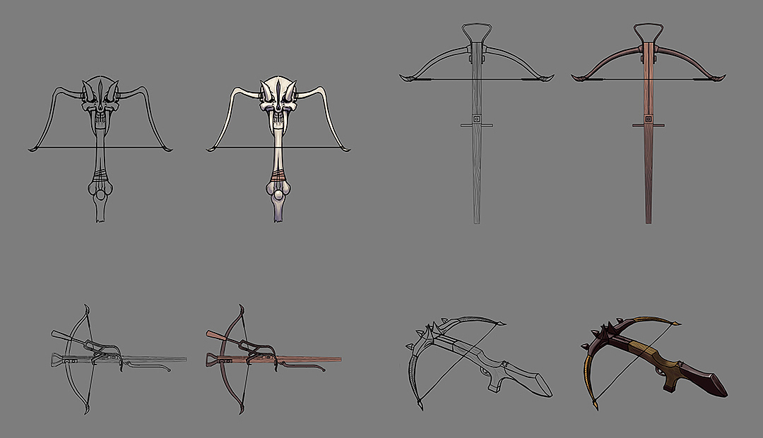 游戏武器设计绘画步骤|插画|游戏原画|永不言败a_原创作品-站酷zcool