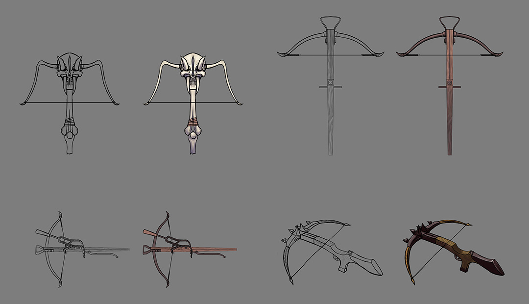 游戏武器设计绘画步骤
