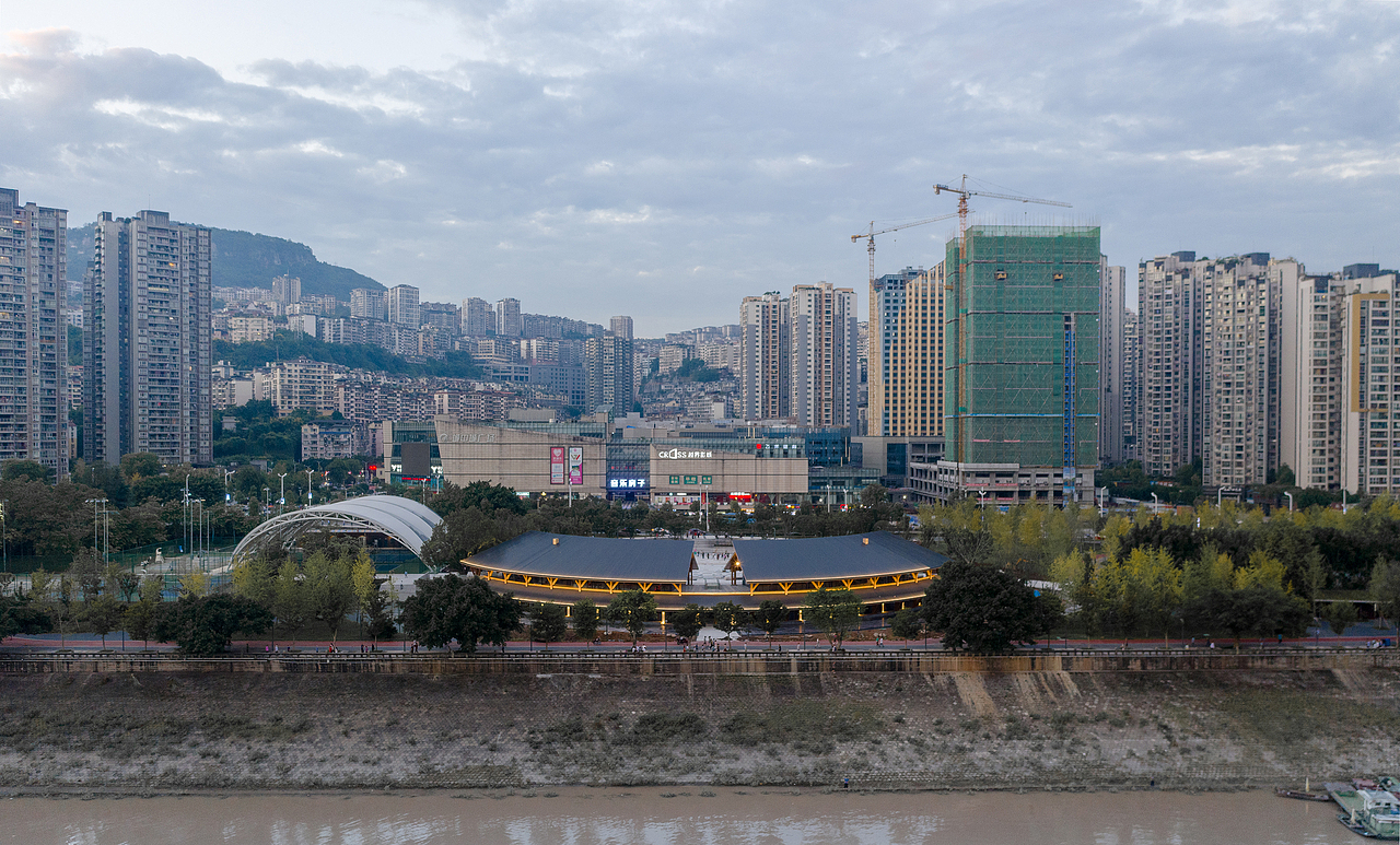 『建筑空间摄影』云阳滨江公园中心广场