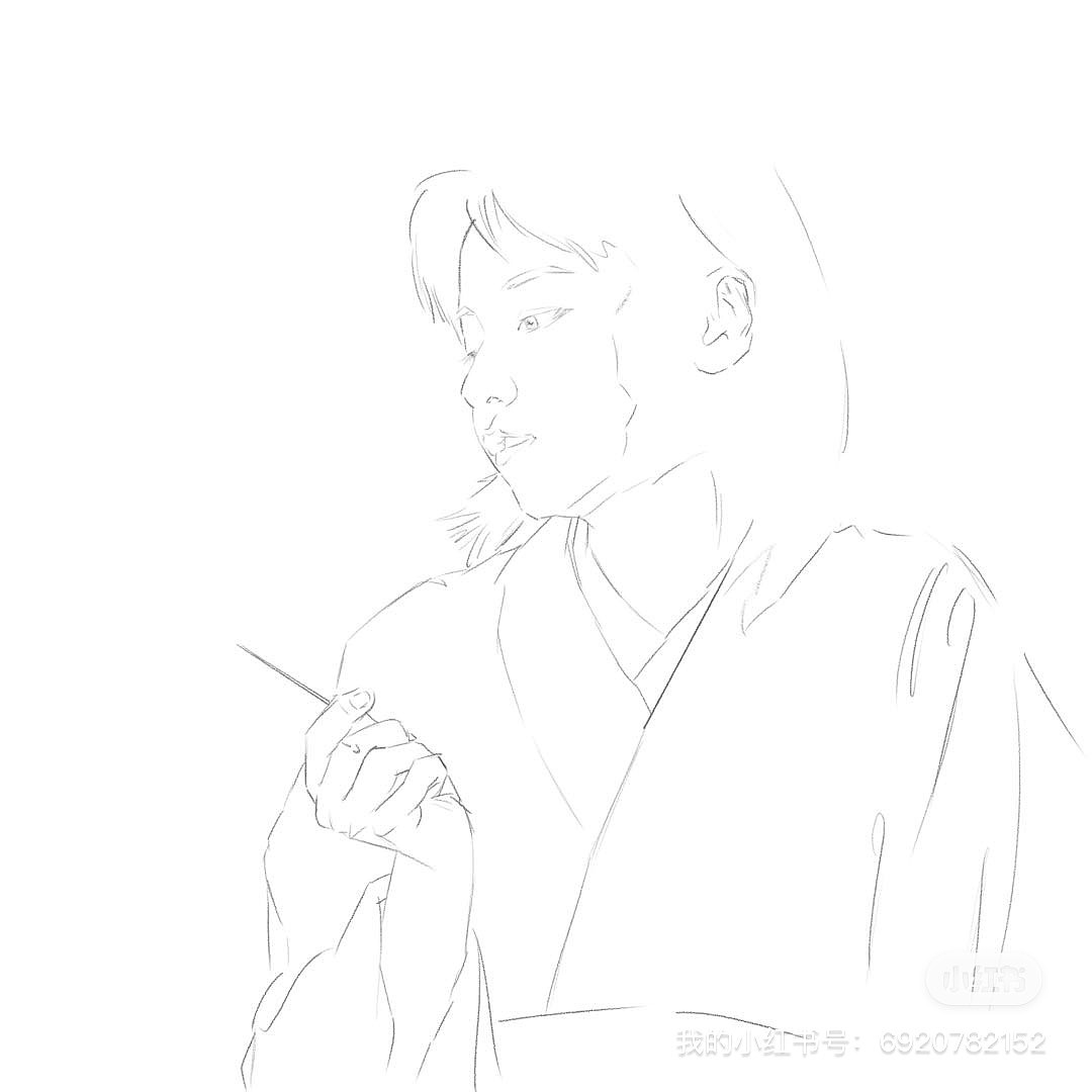 厚涂人像|画画的日常分享