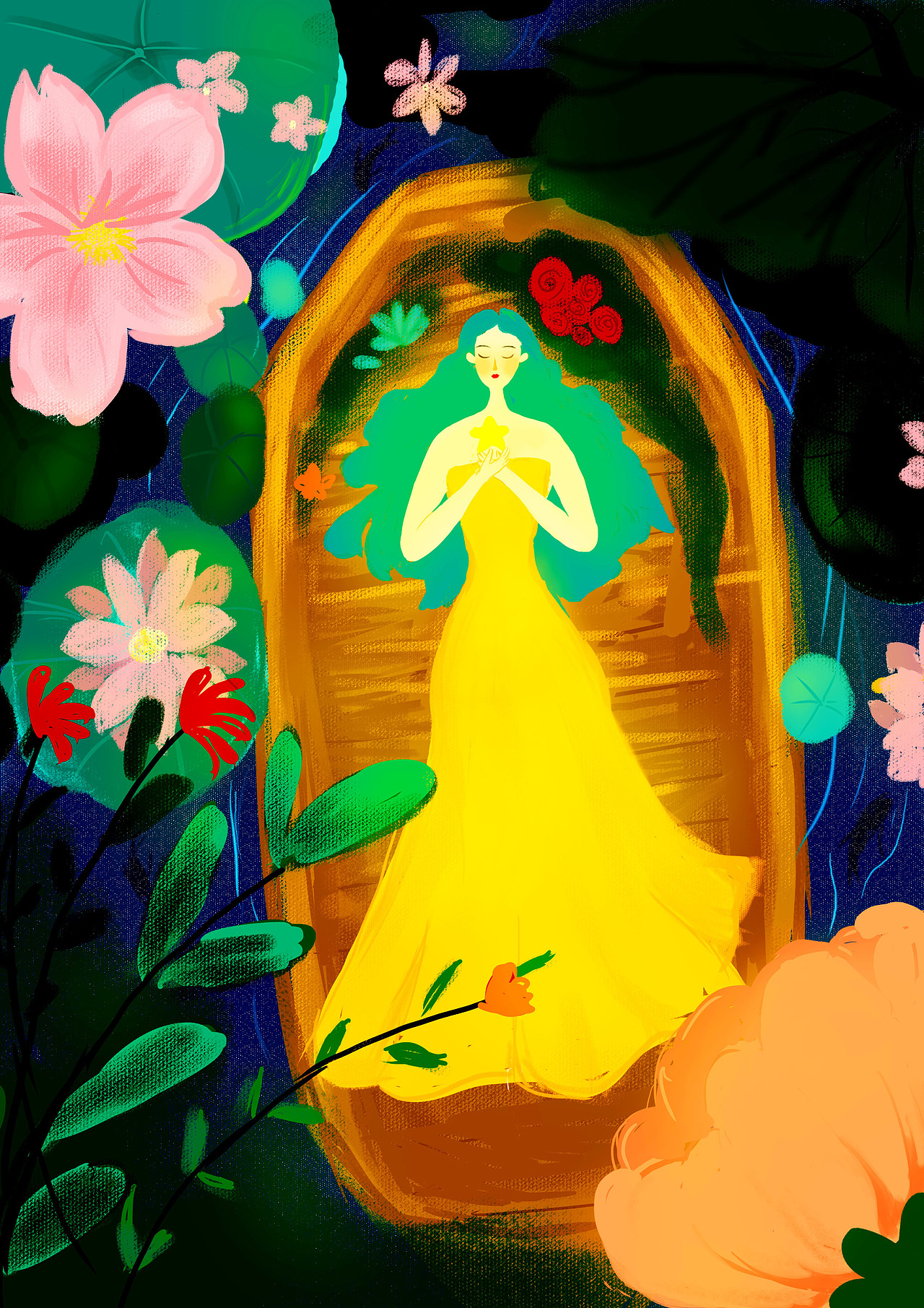 要抱着星星呀（图ZMjE3Njk0NzUy） - 儿童插画 - 站酷设计师噗呲呲原创素材 - 站酷ZCOOL