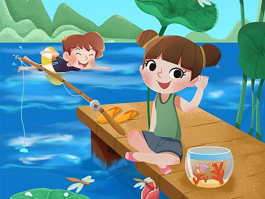 父亲节-夏至-六一-营销落地页等等