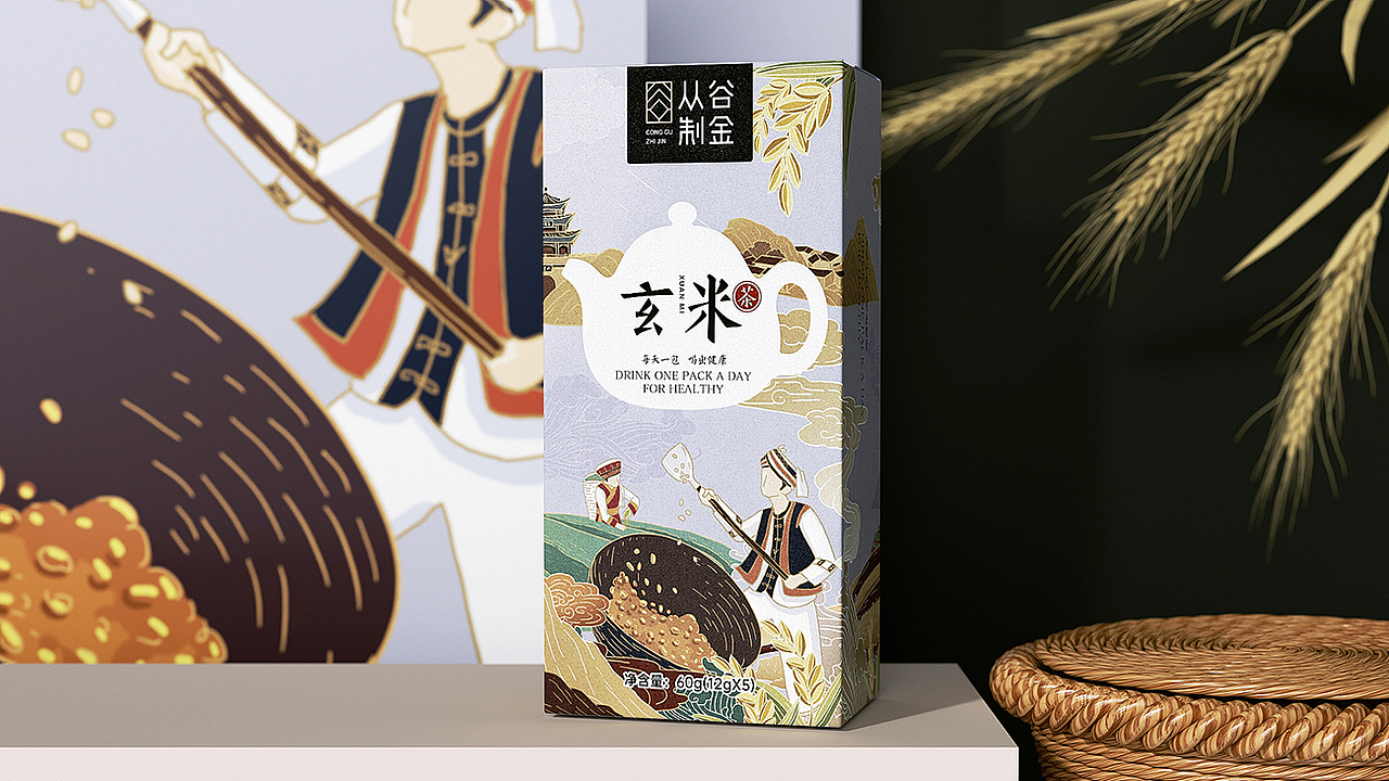 谷物农产品包装设计