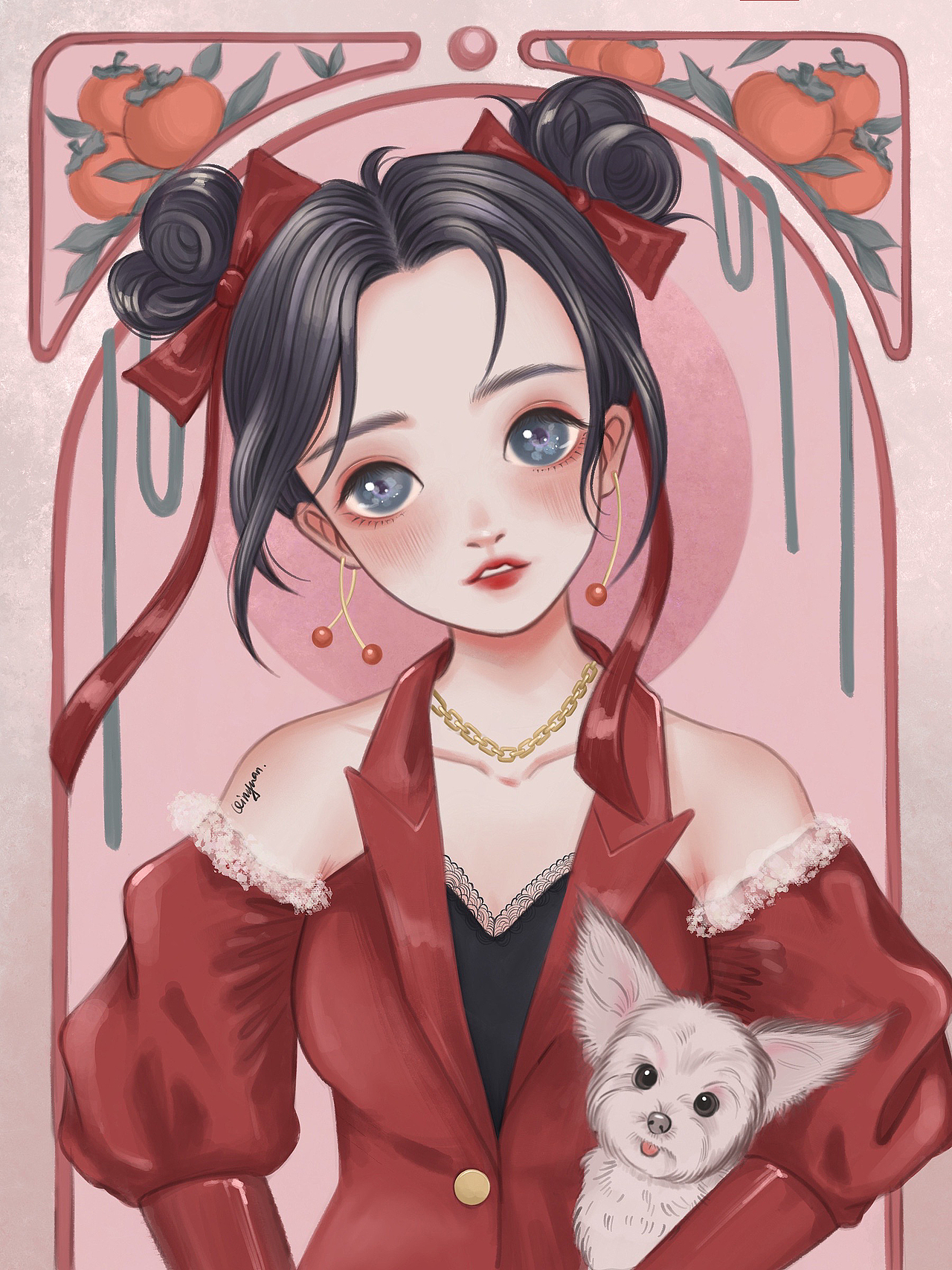 伊甸园系列少女插画 / 4张