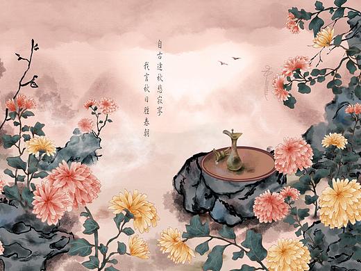 秋词（个人主页-ZNDc5MTE0NDQ=） - 商业插画 - 站酷设计师桃阿菌原创素材 - 站酷ZCOOL