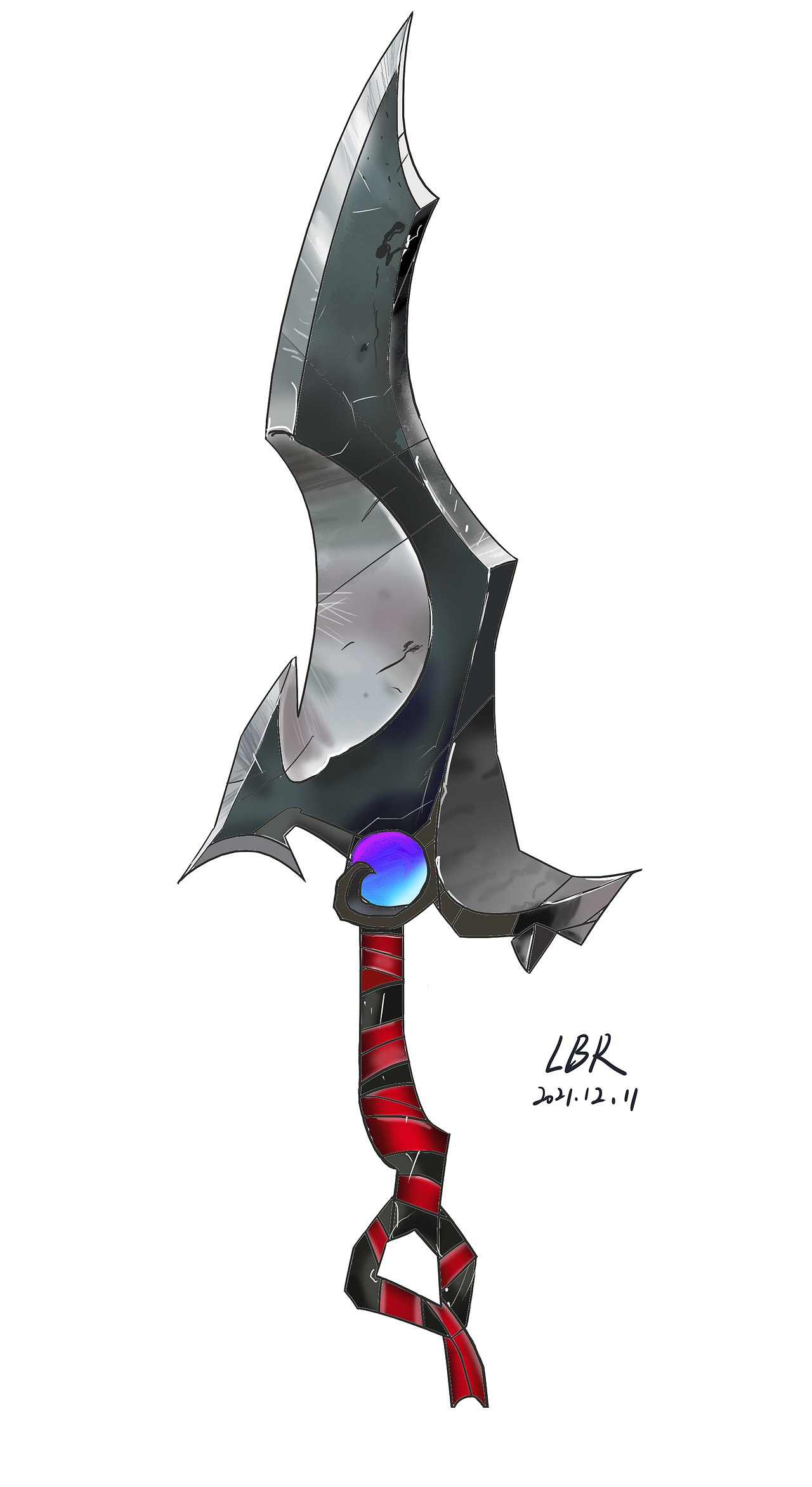 武器板绘动漫游戏兵器练习（图ZMjgxMTcwMTgw） - 游戏原画 - 站酷设计师北极星的画笔原创素材 - 站酷ZCOOL