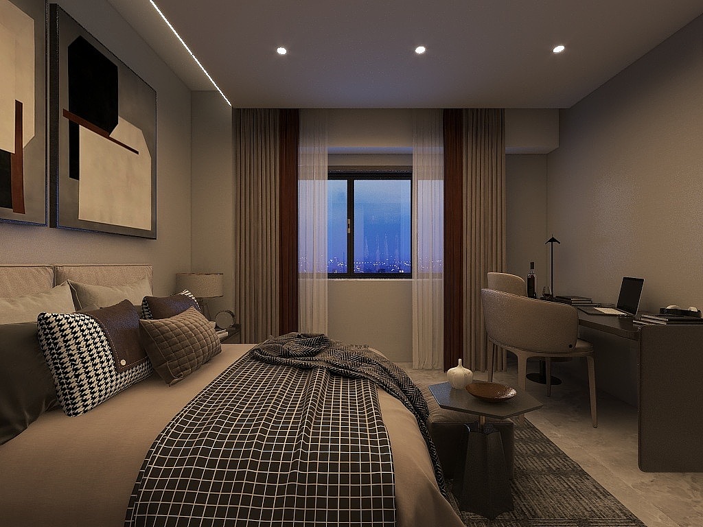 昏暗灯光下的经典浪漫