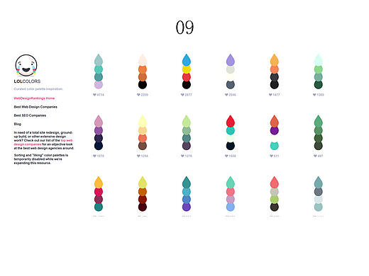 整理一些关于配色的网址