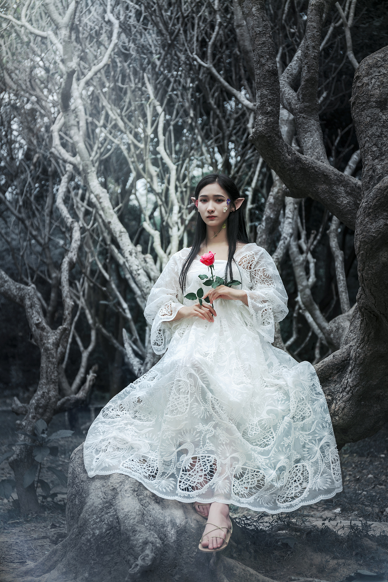 森系精灵人像（图ZMTQwMDE3MDk2） - 人像摄影 - 站酷设计师加利全能摄影师原创素材 - 站酷ZCOOL