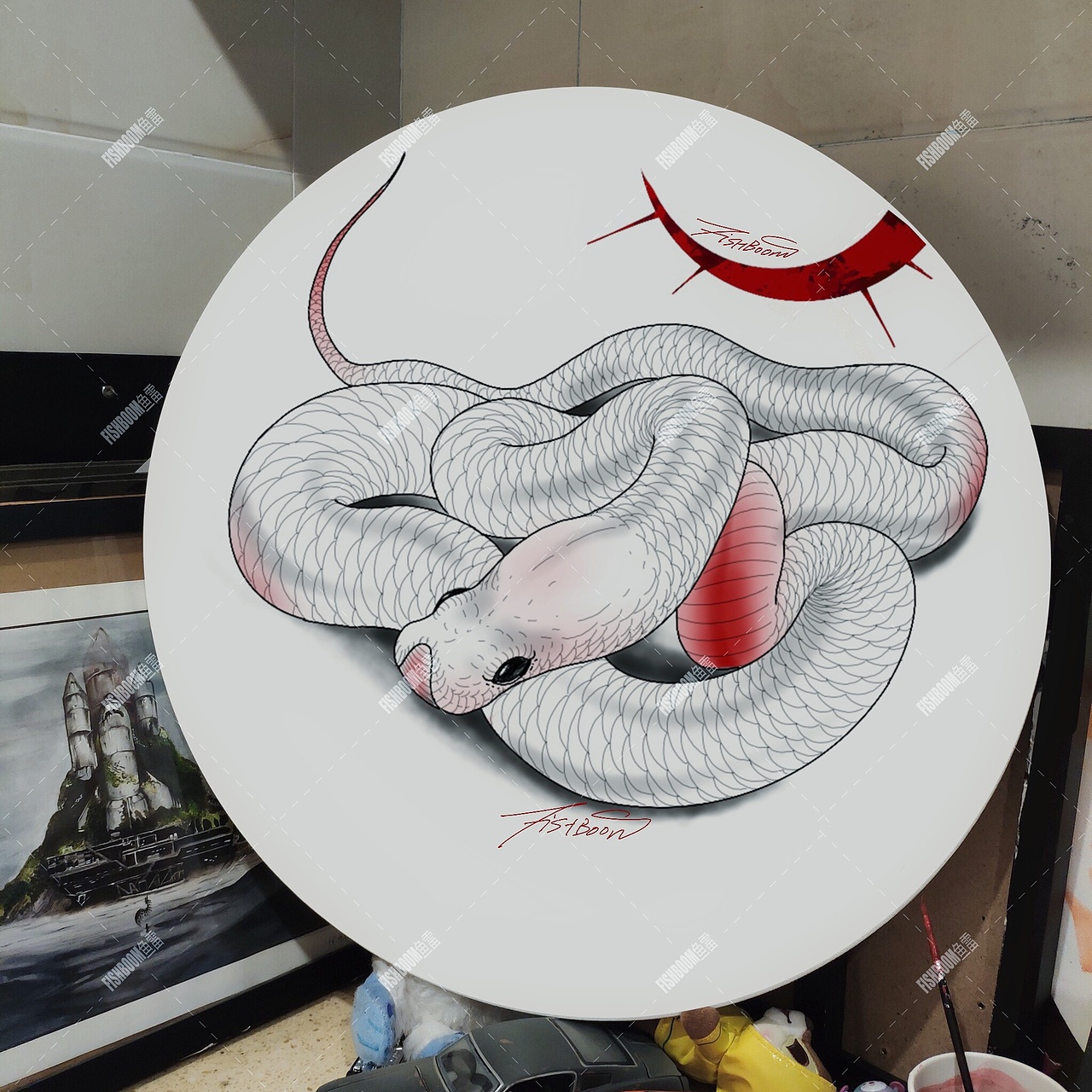 画满100条不同的蛇第98条《等待》 有些时候,等待