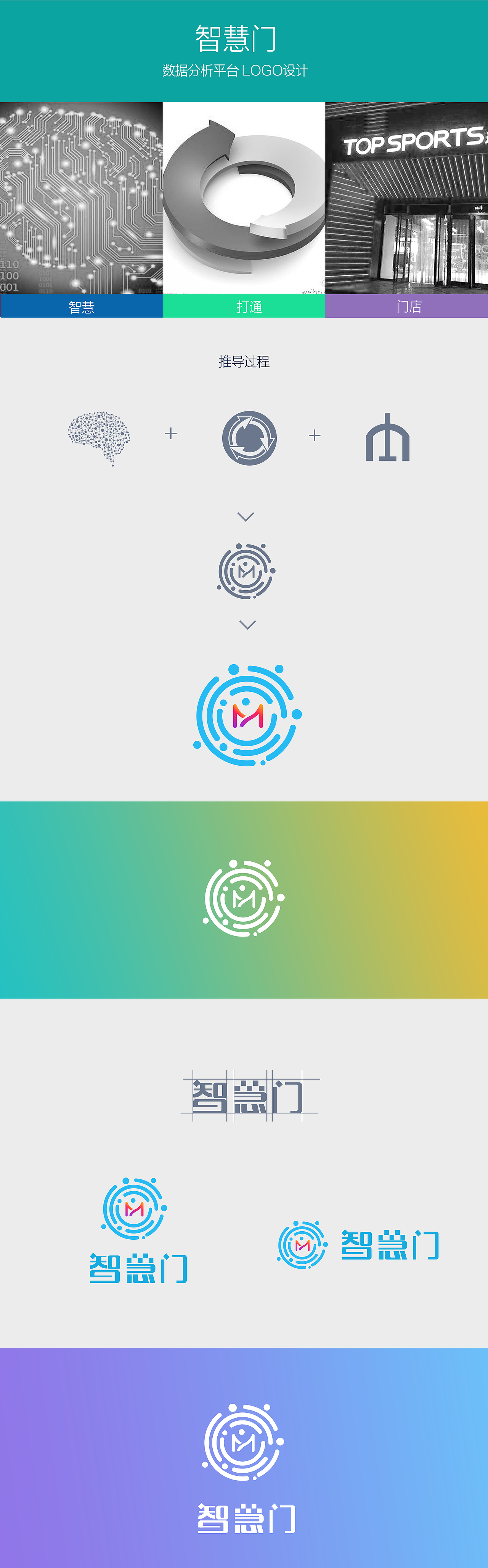 智慧门店logo设计